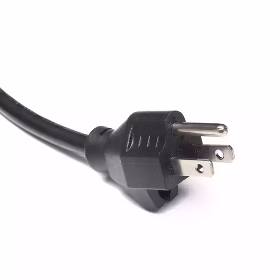 UL USA AC Power Cord 2/3 Pin Cable with Canada AC Power Plug
