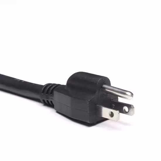 UL USA AC Power Cord 2/3 Pin Cable with Canada AC Power Plug